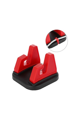 Gri Vaorlo 360 Araç Telefonu Tutucu Yumuşak Silikon Kaymaz Mat Cep Telefonu Montaj Standları Destek Araba Gps Dashboard Braketi