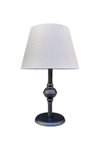 Riga Abajur Siyah Uzun Krem Şapka Siyah