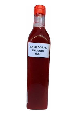 Ev Yapımı Kızılcık Özü Cam Şişe 700 G
