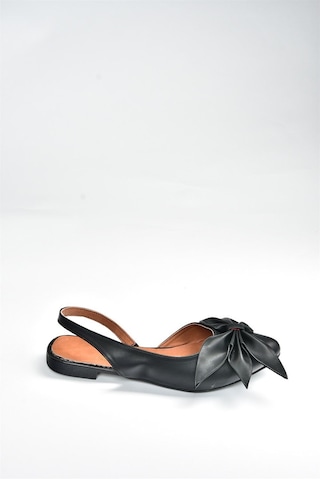 Fox Shoes Siyah Kadın Babet H726809009 Siyah