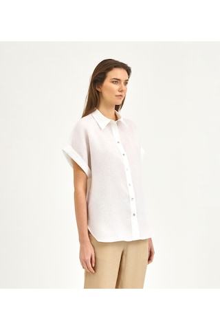 Karaca Kadın Comfort Fıt Gömlek-beyaz 12.25s.04.029 Beyaz