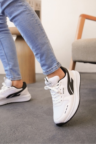 Daxors D0128 Günlük Ortopedik Erkek Sneaker Spor Ayakkabı Beyaz