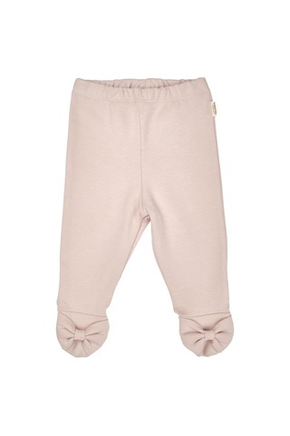 Bebek 2li Patikli Pantalon %100 Organik Pamuk , Bebek - Yenidoğan- Csy8142 Ekru