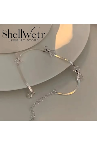 Lolly Fiyonklu Bileklik Gümüş Kaplama Sevgililer Günü Yada Eşinize, Annenize Verilecek Gümüş Hediye Gümüş