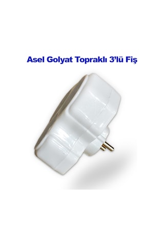 3'lü Golyat Priz Fiş Çoğaltıcı