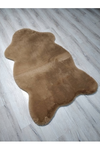 Mucize Tavşan Süet Taban Gtcamel Post Halı 80 x 150 Cm