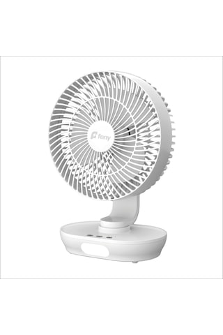 Feny Fn-f88, Oscilla+, Beyaz, 3 Kademeli Hız, 150 Derece Otomatik Salınım, 8" Kanat, Masaüstü, Gece Lambası, Dahili 3000mah Bataryalı, Type-c Şarj Girişli, Vantilatör