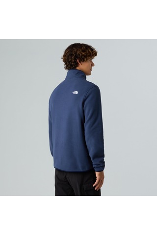 The North Face M Glacier Fleece 1/4 Zip Jacket Erkek Polar-30536 Lacivert