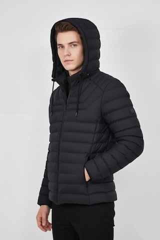 Erkek Kapüşonlu Spor Mont Regular Fit 3019 Bgl-st04897 Antrasit