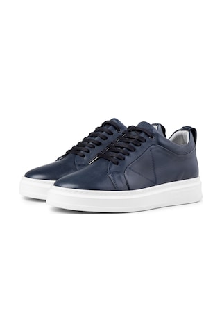 Ducavelli Correndo Erkek Hakiki Deri Sneaker, Bağcıklı Sneaker, Hakiki Deri Sneaker, Erkek Sneaker Lacivert