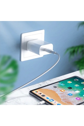 Monyee 20w Usb-c Pd Hızlı Şarj Aleti - İphone 14/13/12, İpad Ve Daha Fazlası İçin 30 Dakikada %50 Şarj, Aşırı Akım/koruma, Kompakt Beyaz