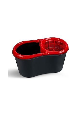 Mr. Pratic Pratic'o Siyah 14 L Temizlik Seti  + Buse Mopset Mikrofiber Yedek Mop