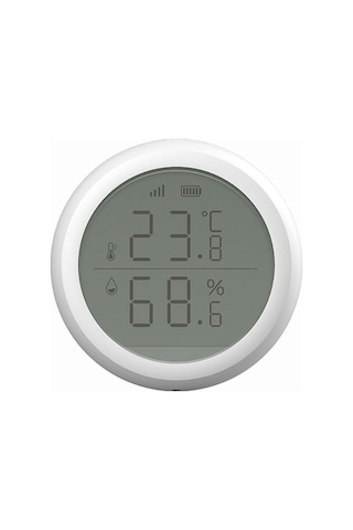 Didadodo Zigbee Akıllı Sıcaklık-nem Sensörü - Uzaktan Yönetimli Uyarı, Uzun Pil Ömrü Beyaz Beyaz