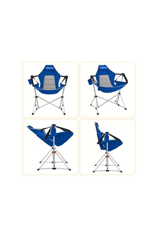 Kingcamp Orchid Salıncaklı Katlanır Kamp Sandalyesi Blue/grey Gri - Mavi