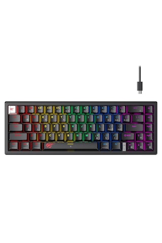 Havit Gamenote Kb874l Mekanik Red Switch Gaming %60 Klavye