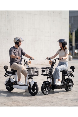 Skyjet E1 Pro Elektrikli Scooter Mat Siyah + GAZ KOLU