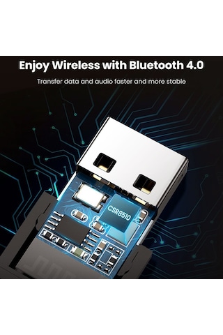 Ugreen Bluetooth 4.0 Alıcı USB Kablosuz Dongle Adaptörü
