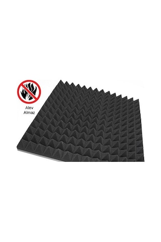 Türkeli Ses Yalıtm Akustik Piramit Süngeri 40 MM 50 x 50 CM Bantlı