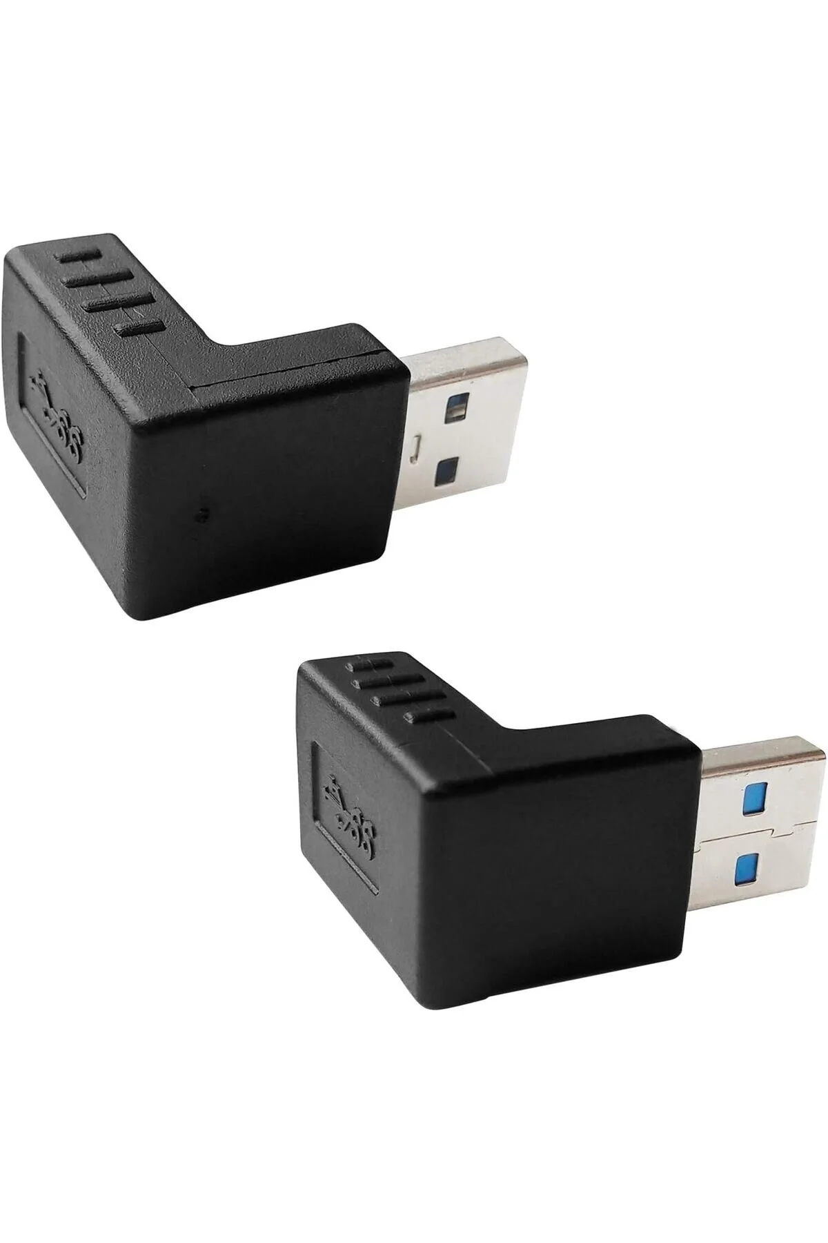 Yukarı Ve Aşağı Usb 3.0 Erkekten Dişiye 90 Derece Dik Açılı Uzatma Adaptörü Usb Yüksek Hızlı Adaptör
