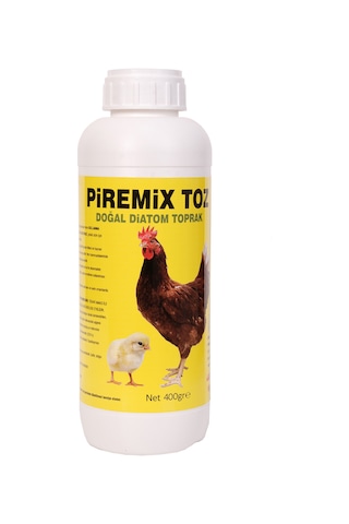 Piremix Tavuk Biti ve Pire Önleyici Doğal Diatom Toprağı 400 G
