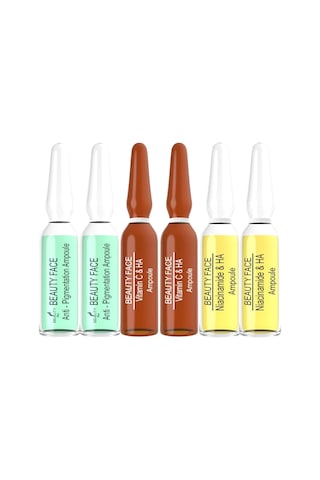 Beauty Face Pigmentation + Niacinamide & HA + Vitamin C & Hyaluranic Acid Serum 3 x 2 ML
