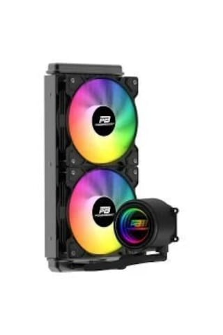 Powerboost Cırcle 240b R.bow Fan Lga1700/am5 Uyumlu 240mm Cpu Sıvı Soğutma Siyah 240 MM
