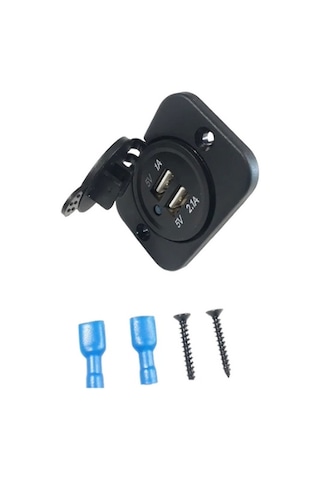 Çakmak Soketi 9-30V Marine 2- USB Vakum