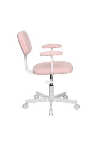 Teddy Ofis Ve Çalışma Sandalyesi-pembe 64x74-83x63 Cm