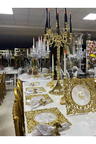 6 Adet Frea Model Supla Gold Renk Altın Kaplama
