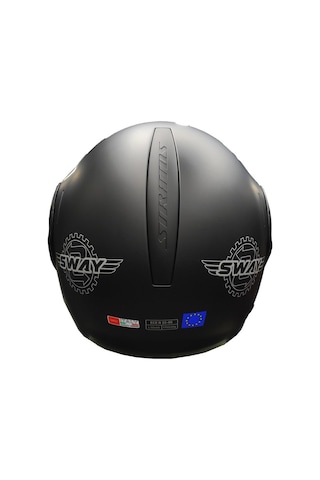 Sway Sw 907 Stratos 180 Çene Açılır Motosiklet Kaskı 64909 Siyah