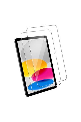 İpad 10. Nesil 10,9 İnç 2022 İçin Ekran Koruyucu, 2'li Paket Hd Temperli Cam Ekran Koruyucu Kapak Yüksek Sertlik Çizilmez Parmak İzi Önleyici Koruyucu Film Apple Uyumlu İpad 2022 İçin