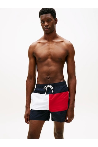 Tommy Hilfiger Um0um03840 Medium Drawstring Archive Erkek Şort Mayo Lacivert