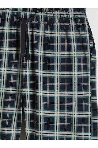 Lc Waikiki Lc Waıkıkı Yeşil Regular Fit Ekose Erkek Şort