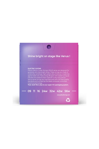 Pitbull Venus 7 Telli Elektro Gitar Teli Veg 09-56 7 Strings