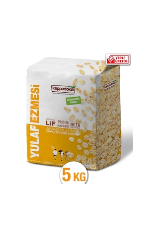 Kappadokia Katkısız Yulaf Ezmesi - Ekonomik Boy - 5 Kg