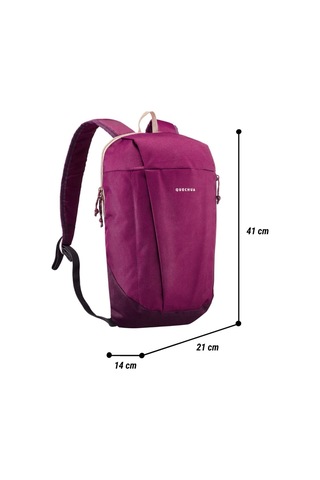 Decathlon Sırt Çantası - 10 Litre Hacimli - Mürdüm Moru Mor