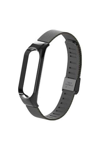 Xiaomi Mi Band 5 Metal Kayış Kordon Kopçalı Milano Loop (313631229)