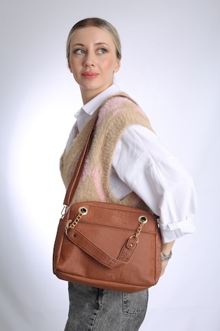 Star Tombis Taba 26x20cm El Kol Ve Omuz Ayarlanabilir Askılı Günlük Çanta Omuz10030001 Taba