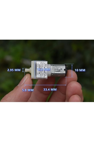 Robiz 3V 30KPa 0.3l/dakika Sessiz Micro Hava Pompası