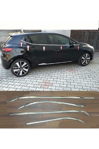 Renault Clio 4 Cam Çıtası Kromu Nikelajı