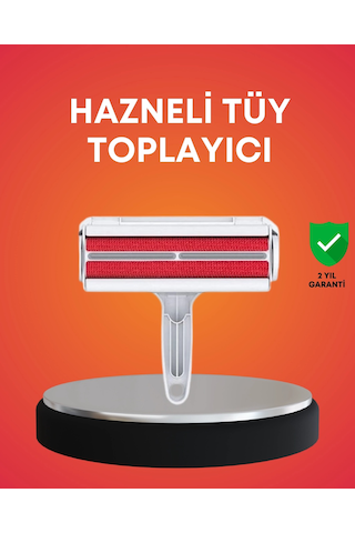 Evcil Hayvan Tüy Toplayıcı Hazneli Pratik Temizlik Aparatı Çok Renkli