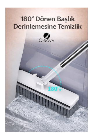 Cleova Çok Amaçlı Yer Temizleme Fırçası