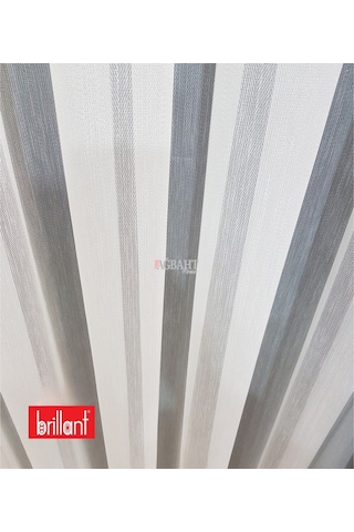 Brillant Ütü İstemez Ağır Gramajlı Kırışmaz Balık Sırtı Desen Tül Perde