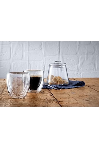 Çift Cidarlı 2&apos Li Espresso Bardağı Seti Aeropress