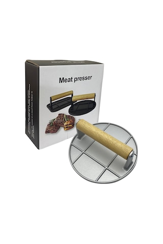 Youtek Alüminyum Çelik Burger Hamur Presi - Uniform Büyüklük Ve Şekil İçin Mutfak Aleti Gümüş Renk Kutulu Diğer