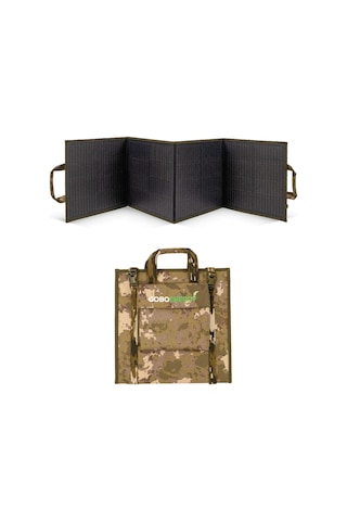 120w Katlanabilir Solar Panel Çanta Kamuflaj Renk Taşınabilir Hızlı Şarjlı Güneş Paneli