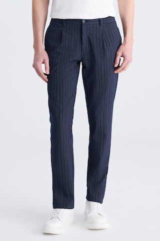 Twn Slim Fit Lacivert Çizgili Pamuklu Jogger Pantolon 4ec0305013442 101