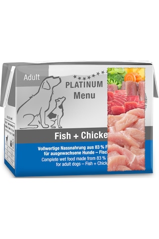 Platinum Balıklı Ve Tavuklu Yaş Köpek Maması 90gr