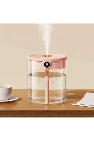 Dancemonkey K15 Işıklı Led Ekranlı Humidifier, Modern Ev Hava Nemlendirme Cihazı