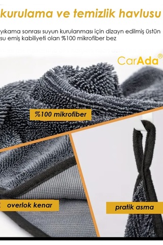 Profesyonel Mikrofiber Oto Kurulama Ve Temizlik Havlusu 50cmx70cm